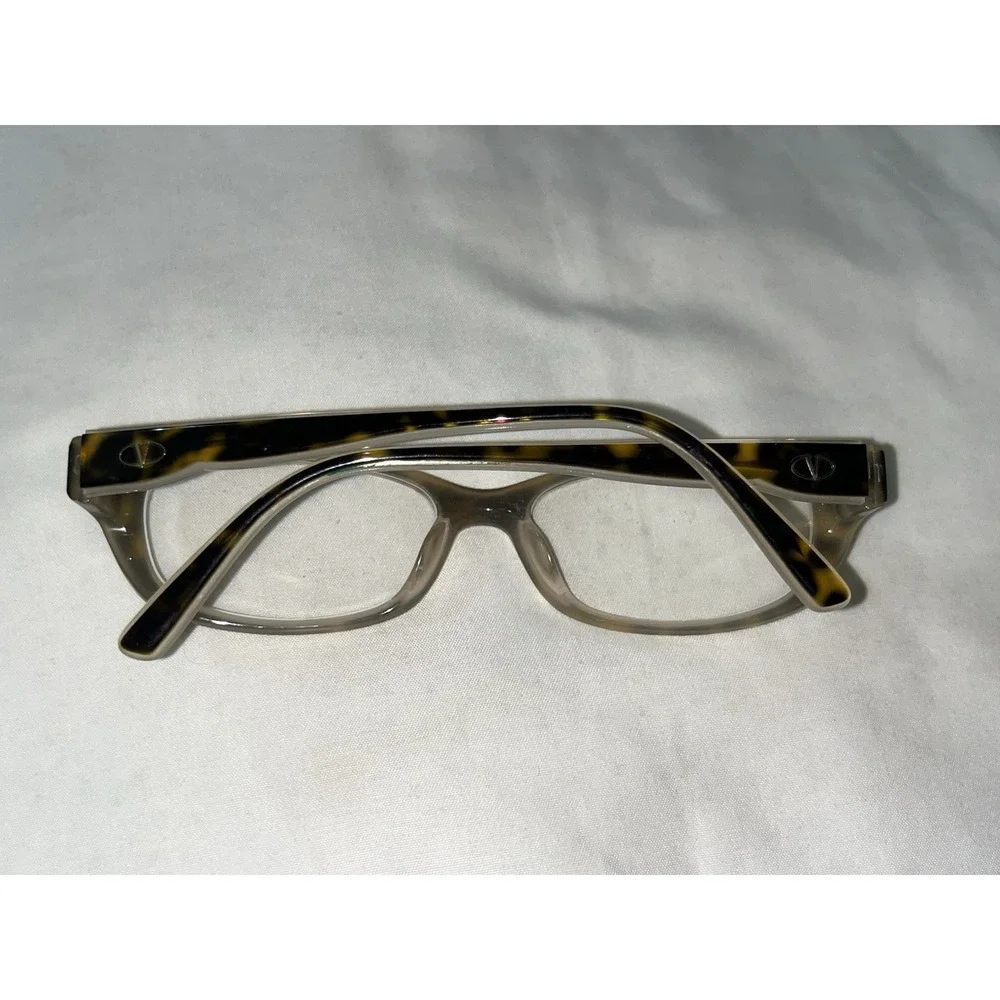 Valentino V2601 230 Eyeglasses Frames Brown Tortoise Clear Rectangular 52-16-130